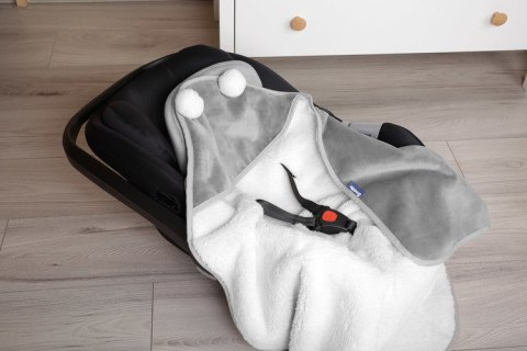 OTULACZ DO FOTELIKA PLUSZ 75X75 SZARY