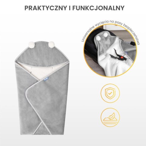 OTULACZ DO FOTELIKA PLUSZ 75X75 ZIELONY