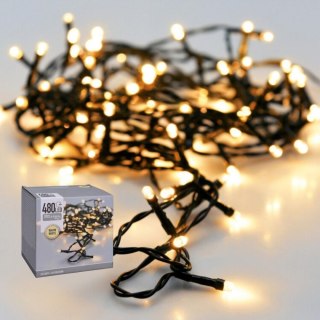 LAMPKI CHOINKOWE ŁAŃCUCH ŚWIETLNY 480 LED CIEPŁY BIAŁY