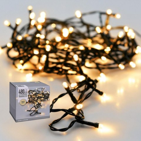 LAMPKI CHOINKOWE ŁAŃCUCH ŚWIETLNY 480 LED CIEPŁY BIAŁY