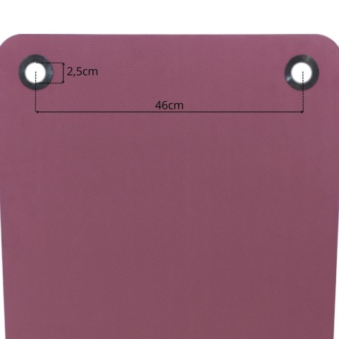 MATA FITNESS KLUBOWA Z OTWORAMI 140x60x1.5CM ENERO FIT