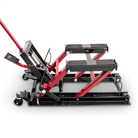 PODNOŚNIK STOJAK MOTOCYKLOWY MOTORU 680 KG CZERWONY