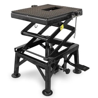 Podnośnik hydrauliczy nożycowy czarny