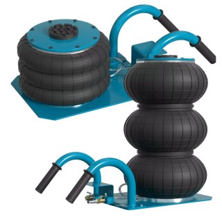 Podnośnik pneumatyczny bałwanek 3t stalowy 140-450mm szybki warsztatowy