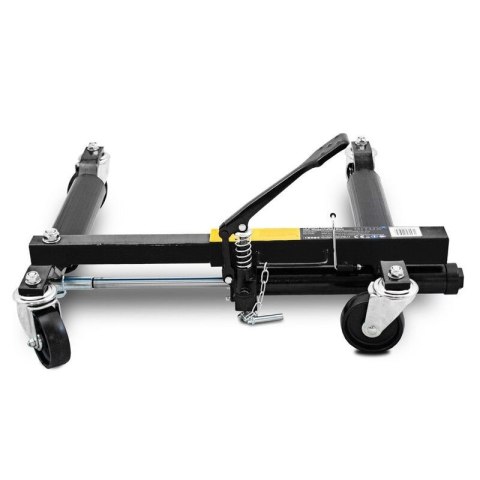 Wózek manewrowy hydrauliczny pod koła 2 sztuki czarny