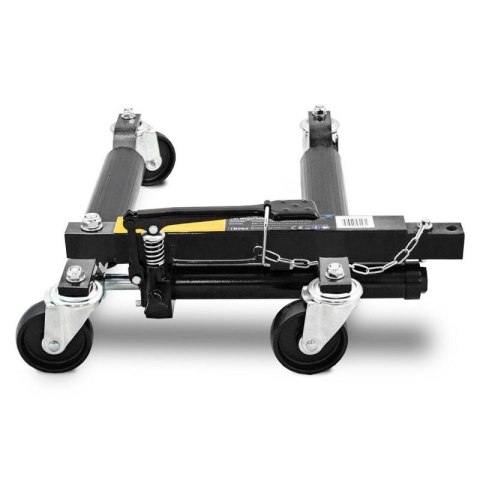 Wózek manewrowy hydrauliczny pod koła 4 sztuki czarny