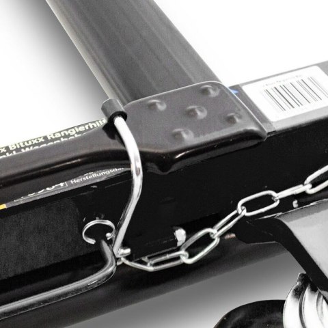 Wózek manewrowy hydrauliczny pod koła 4 sztuki czarny