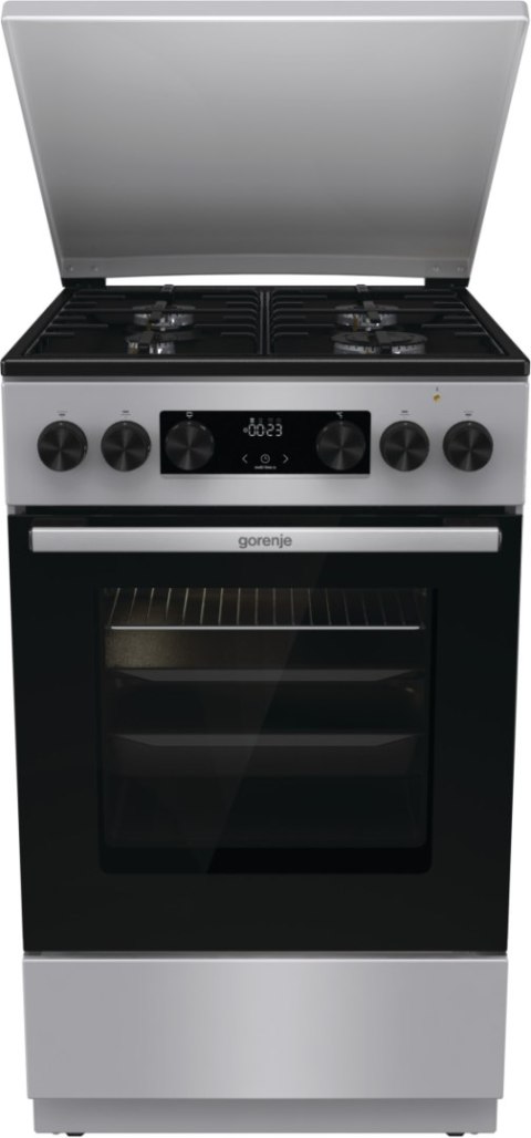 Gorenje Cooker | GK5C42SH | Hob type Gas | Oven type Electric | Grey | Width 50 cm | Depth 59.4 cm | 70 L
