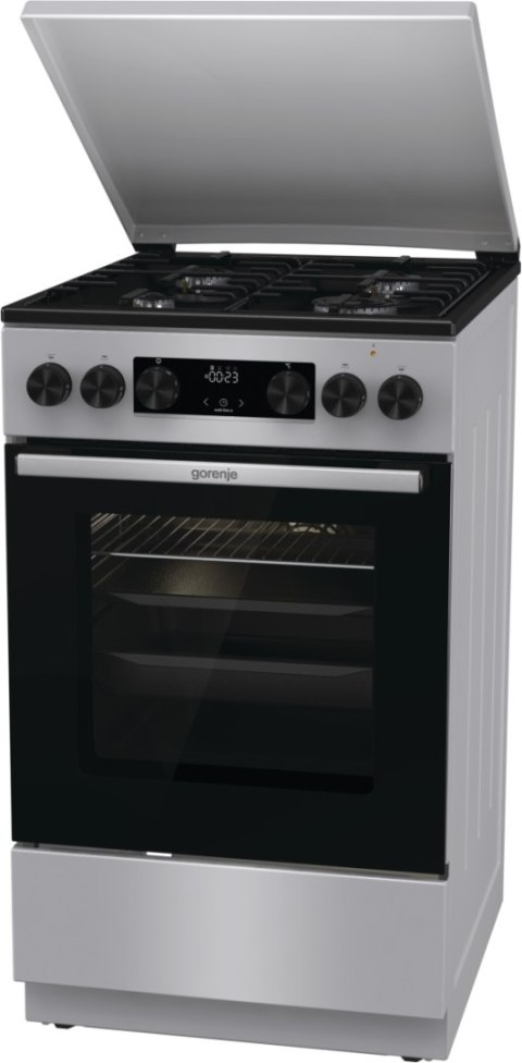 Gorenje Cooker | GK5C42SH | Hob type Gas | Oven type Electric | Grey | Width 50 cm | Depth 59.4 cm | 70 L