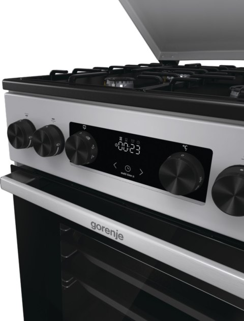 Gorenje Cooker | GK5C42SH | Hob type Gas | Oven type Electric | Grey | Width 50 cm | Depth 59.4 cm | 70 L