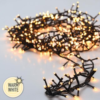 LAMPKI CHOINKOWE ŁAŃCUCH ŚWIETLNY 750 LED FLASH CIEPŁY BIAŁY