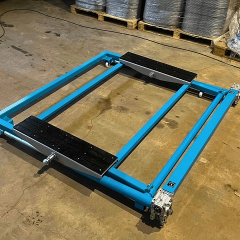 Podnośnik samochodowy podnośnik nożycowy 3000 kg Regulowany 77.5 - 153 cm