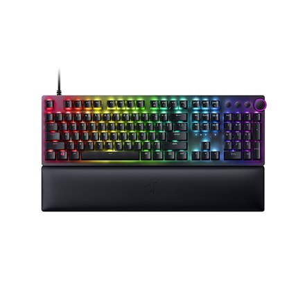 Razer | Huntsman V2 Optical Gaming Keyboard | Klawiatura dla graczy | Podświetlenie LED RGB | NORD | Przewodowa | Czarna | Klawi