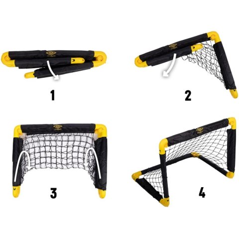 BRAMKA MINI DO PIŁKI NOŻNEJ Z SIATKĄ 55x44x44CM UMBRO