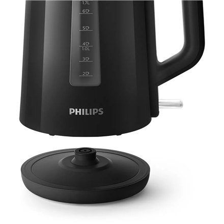 Philips | Czajnik | HD9318/20 | Elektryczny | 2200 W | 1,7 L | Plastikowy | Podstawa obrotowa 360° | Czarny