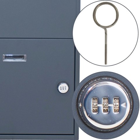 SKRZYNKA NA PRZESYŁKI KURIERSKIE STOJĄCA 23X41X75CM 1068732