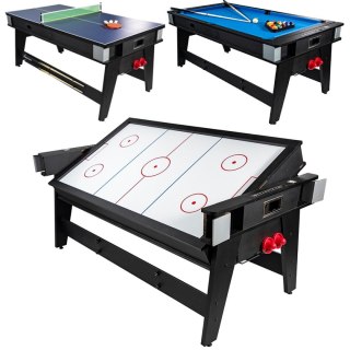 STÓŁ DO MULTIGIER 4W1 BILARD TENIS STOŁOWY CYMBERGAJ STÓŁ JADALNY 189x94,1x81,3CM ENERO