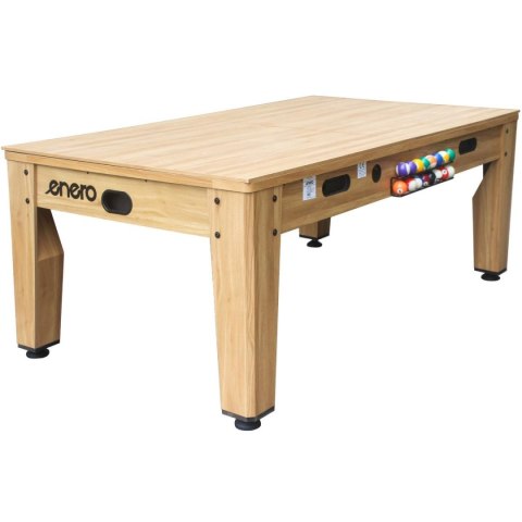 STÓŁ DO MULTIGIER 4W1 BILARD TENIS STOŁOWY CYMBERGAJ STÓŁ JADALNY 214x121.6x81.3CM WOODEN ENERO