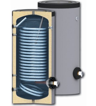 Sunsystem SWPN200 | Enameled Water Heater 200L with Heat Exchanger 1.9 m