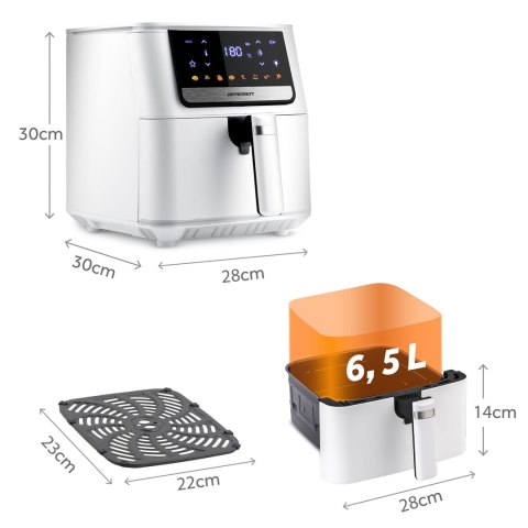 Frytkownica beztłuszczowa Air fryer Berdsen BD-662 biała