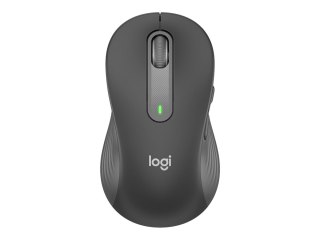 Logitech Signature M650 L Left Wireless Mouse, RF Wireless + Bluetooth, 2000 DPI, Graphite | Logitech