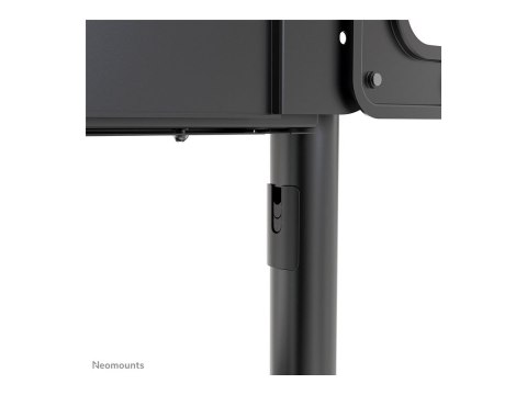 Neomounts NS-M1250BLACK TV trolley - 37-70" - max 70 kg - VESA 200x200-600x400 - 90° rotatable - incl. hardware shelf - black