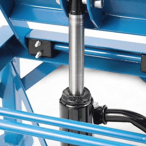 Podnośnik Motocyklowy Hydrauliczny Platforma 135 kg 87cm Niebieski stabilny