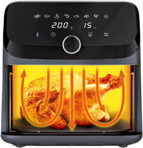 Tefal EY855B Easy Fry Mega Air Fryer, 7.5L, Black | TEFAL