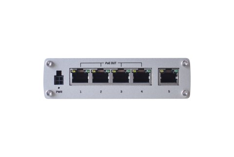 Teltonika | Industiral POE+ Swith | TSW100 | Unmanaged | Desktop | Porty 1 Gb/s (RJ-45) w ilości 5 | Porty PoE w ilości 4 | Port