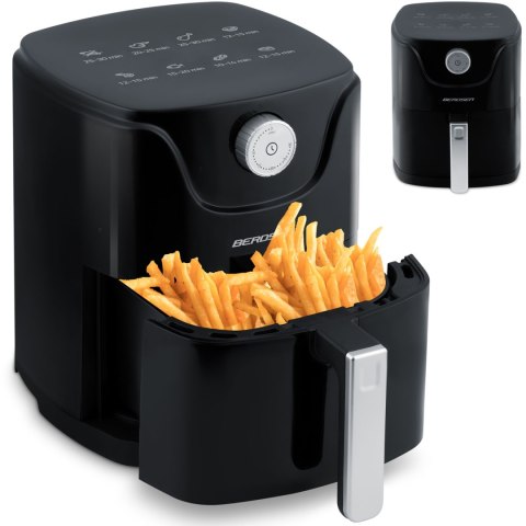 Frytkownica beztłuszczowa Air fryer Berdsen BD-654 czarna Frytkownica beztłuszczowa Air fryer Berdsen BD-654 czarna