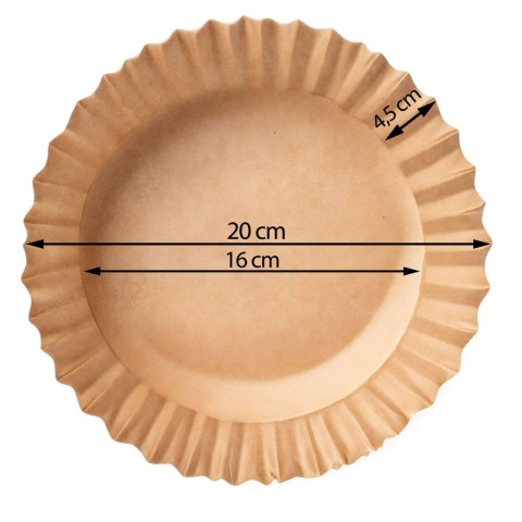 Papier do pieczenia w frytkownicy 20 cm Berdsen - 50 szt Papier do pieczenia w frytkownicy 20 cm Berdsen - 50 szt