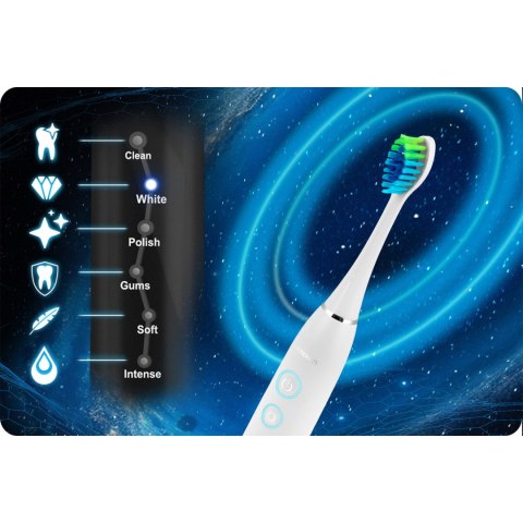 Szczoteczka soniczna do zębów zestaw 2 szt Berdsen Galaxy Duo Szczoteczka soniczna do zębów zestaw 2 szt Berdsen Galaxy Duo
