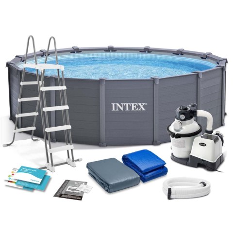Basen ogrodowy panelowy 478 x 124 cm 11w1 INTEX 26384 Basen ogrodowy panelowy 478 x 124 cm 11w1 INTEX 26384