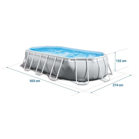 Basen prostokątny 503x274x122cm 21w1 Intex 26796 Basen prostokątny 503x274x122cm 21w1 Intex 26796