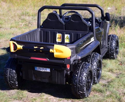 BUGGY 6 KOŁOWY DLA 2 DZIECI, ELEKTRYCZNA WYWROTKA, MIĘKKIE KOŁA, MIĘKKIE SIEDZENIE 800 WAT/XB1038