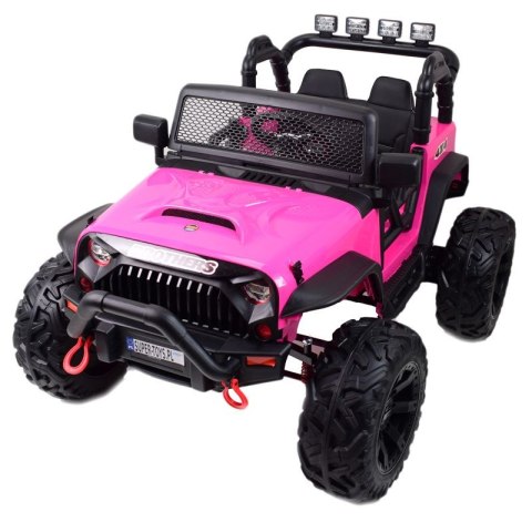 JEEP NA AKUMULATOR BROTHERS , WSPOMAGANIE KIEROWNICY, MIĘKKIE KOŁA, MIĘKKIE SIEDZENIE 24V - 400W/JEEP-JC-666