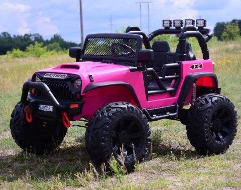 JEEP NA AKUMULATOR BROTHERS , WSPOMAGANIE KIEROWNICY, MIĘKKIE KOŁA, MIĘKKIE SIEDZENIE 24V - 400W/JEEP-JC-666