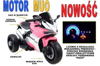 SUPER MOTOR ŚCIGACZ "MUO" - IMITACJA PRAWDZIWEGO LICZNIKA, REALISTYCZNE DŹWIĘKI/959-3