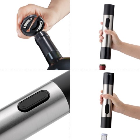 Duo Twister diVinto- zestaw do wina - akcesoria - elektryczny otwieracz 2w1