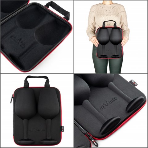 Etui z kieliszkami diVinto Diamond XXL Walentynki