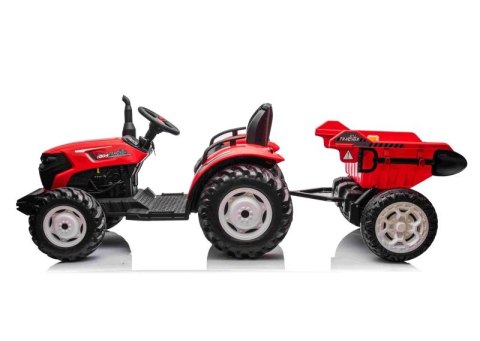 OLBRZYMI TRAKTOR 24 V Z PRZYCZEPĄ I ELEKTRYCZNIE PODNOSZONYM KIPREM SUPER JAKOŚĆ/HC306