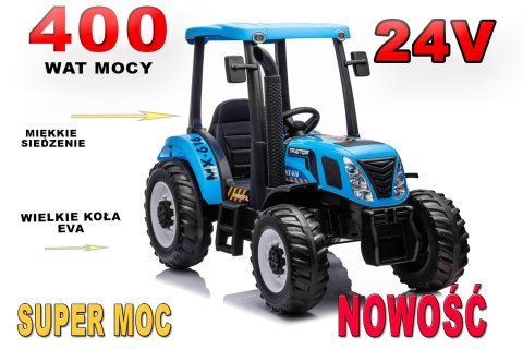 OLBRZYMI TRAKTOR MX-616 NA AKUMULATOR Z PILOTEM 24 V, 400 W/A011-24