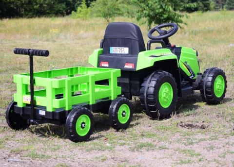 SUPER TRAKTOR "TRUCK"- NA AKUMULATOR Z PRZYCZEPĄ,WÓZEK,PILO T,APLIKACJA/DLSX18
