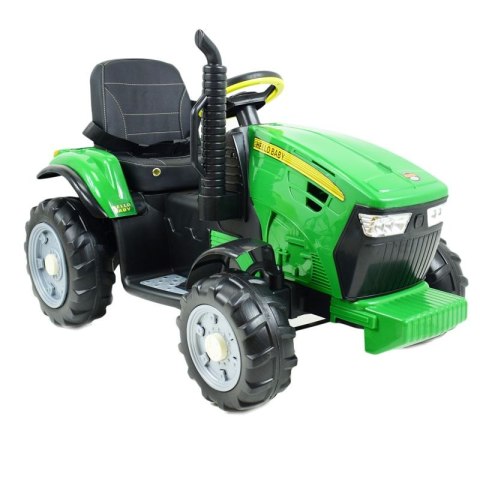 WIELKI TRAKTOR HALLO BABY Z PRZYCZEPĄ, PILOT, APLIKACJA/T990