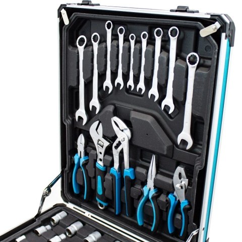 Zestaw Narzędzi Warsztatowych 1200 Elementów Walizka Klucze Bity Nasadki