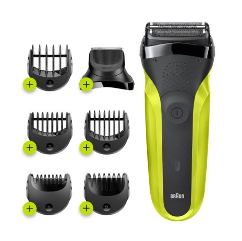 Braun | Shaver | 300BT Shave&Style | Operating time (max) 30 min | Black/Green