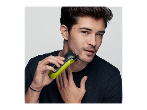 Braun | Shaver | 300BT Shave&Style | Operating time (max) 30 min | Black/Green
