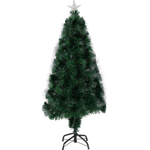 CHOINKA DEKORACYJNA ŚWIATŁOWODOWA MULTIKOLOR 120CM