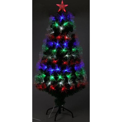 CHOINKA DEKORACYJNA ŚWIATŁOWODOWA MULTIKOLOR 90CM