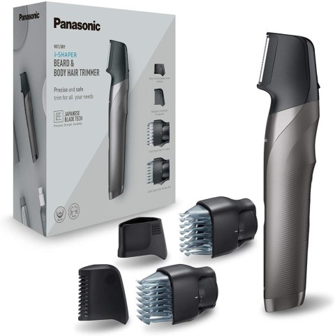 Panasonic | Trymer do włosów | ER-GY60-H503 | Liczba kroków długości 20 | Dokładność kroku 0,5 mm | Czarny/Srebrny | Bezprzewodo